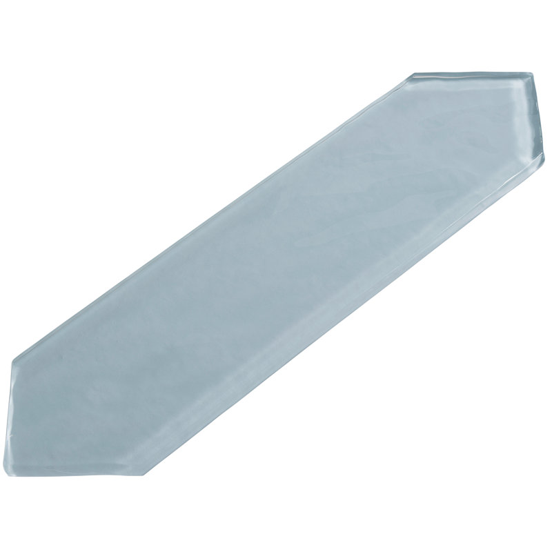 Ergo 3" x 11" Picket Glass Kitchen Backsplash, Bathroom, Shower, Pool, Wall and Floor Tile, Icicle