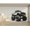 Autocollant mural camion monstre, autocollant mural chambre de bébé, autocollant voiture camion monstre, autocollant voiture monstre, autocollant camion, autocollant voiture 3D, décalque de voiture