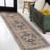 Sarok Ornate Medallion Machine-Washable Beige/Blue Rug