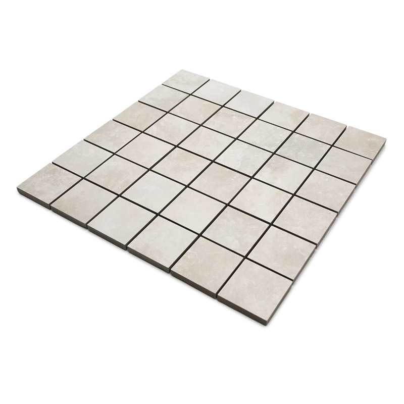 Nimbus 2" x 2" Matte Porcelain Mosaic Wall & Floor Tile, Crema