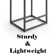4-Piece Steel Bar Stool Set - Waterproof Faux Leather, Backless & Scratch-Resistant