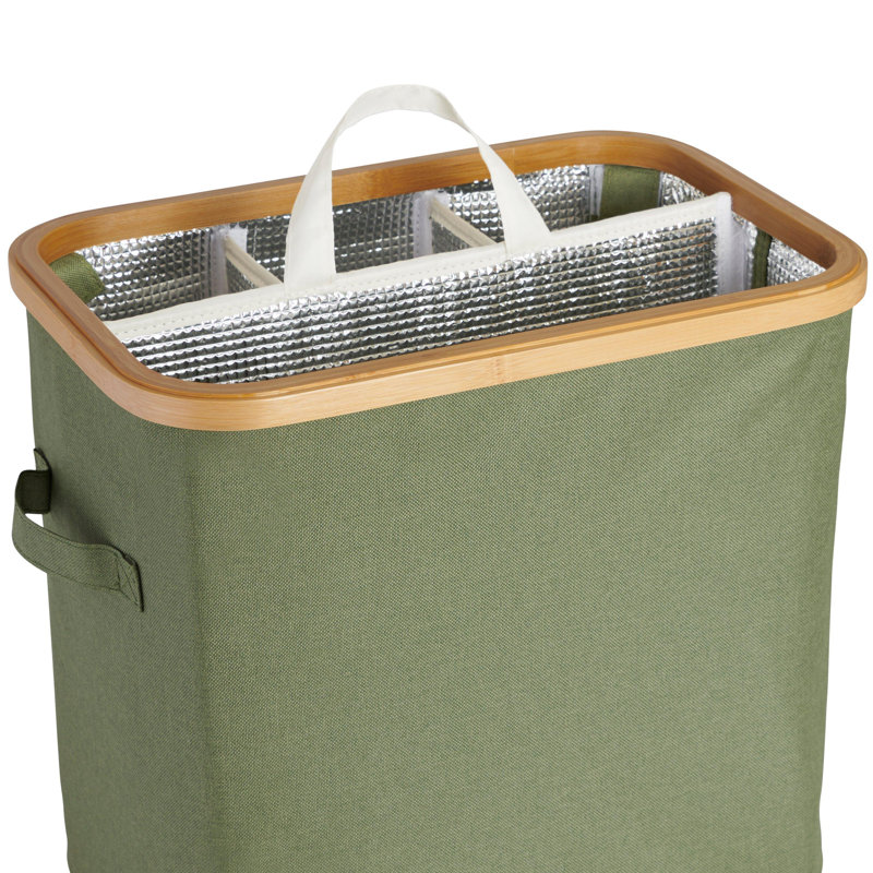 Wine Enthusiast Outdoor Portable Cooler and Table