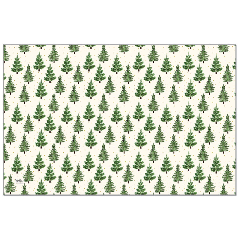 Christmas Trees 24-Sheet Premium Paper Placemats