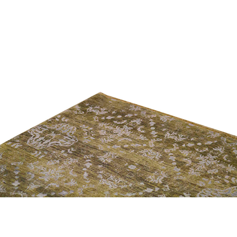Ikat Area Rug in Gold/Gray