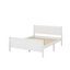 Lit plateforme double en bois avec tête de lit-187488529-187488530