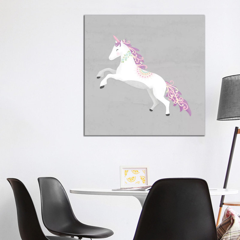 Unicorn Pastel II by Noonday Design - Wrapped Canvas Print, 93.98 cm H x 93.98 cm W