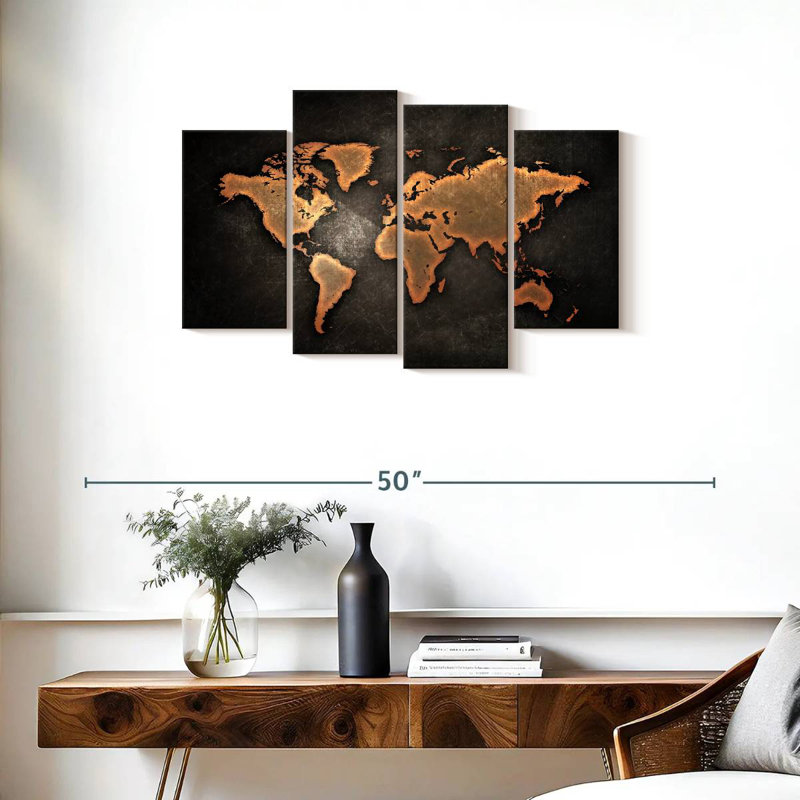 Carte du monde rétro Aliaz