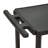 2-Shelf Plastic Mobile Utility AV Cart with Casters