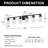 Nyasha 6 - Light Dimmable Vanity Light-434519087