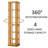 Rotating Bookshelf Tower
