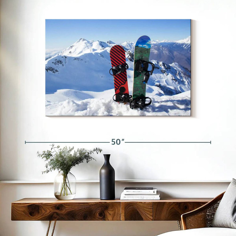 Two snowboards Sireci, H 26 po x l 39 po