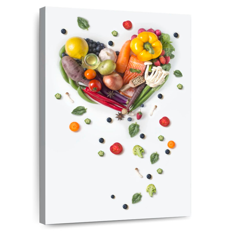 Yarlin Healthy Food Heart Group, 12" H x 8" W