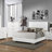 White High Gloss 2-Drawer Nightstand