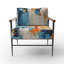 Paper Euphoria I - Fauteuil d'appoint rembourré abstrait-112889654