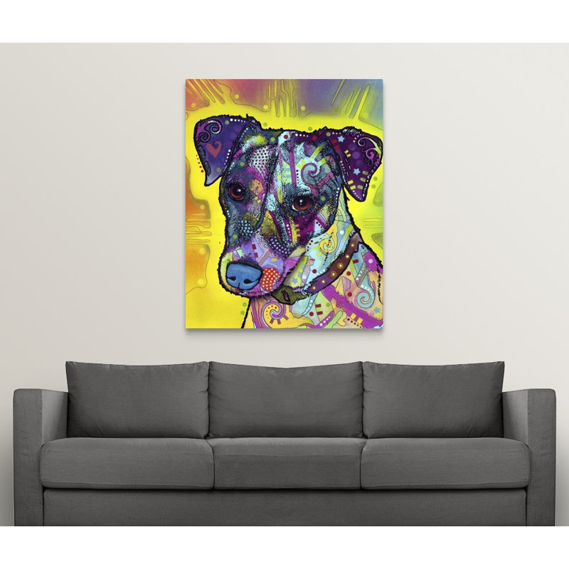 " Jack Russell " by Dean Russo, Canvas, 48" H x 38" W x 1.5" D