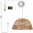 Norb 1 - Light Single Rattan Bowl Pendant Light