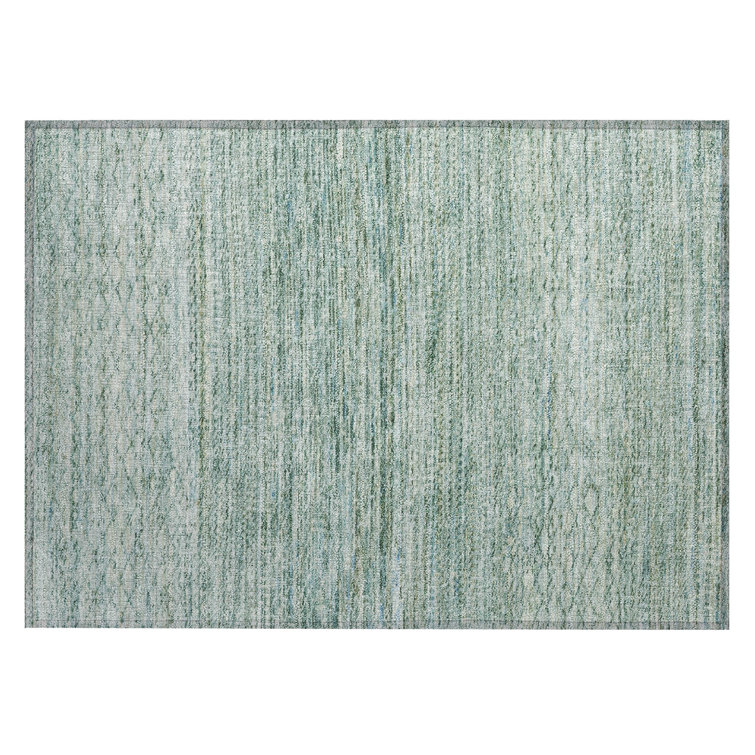 Machine Washable Indoor/Outdoor Amanda ACN2150 Striped Rug