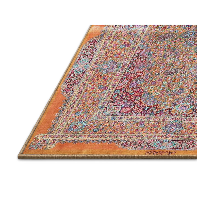 Oriental Indoor Rug, Rectangle 7' x 9'