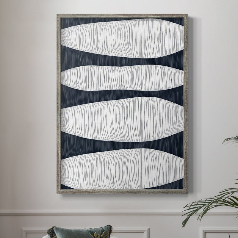 ABSTRACT Series DCCXLV III, reproduction encadrée - bois massif, H 21 po x l 17 po