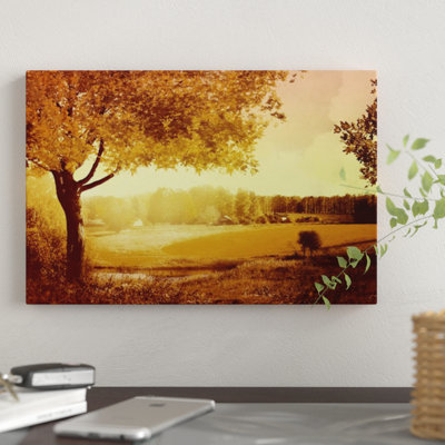 Golden Country by PI Studio - Wrapped Canvas Gallery-Wrapped Canvas Giclée