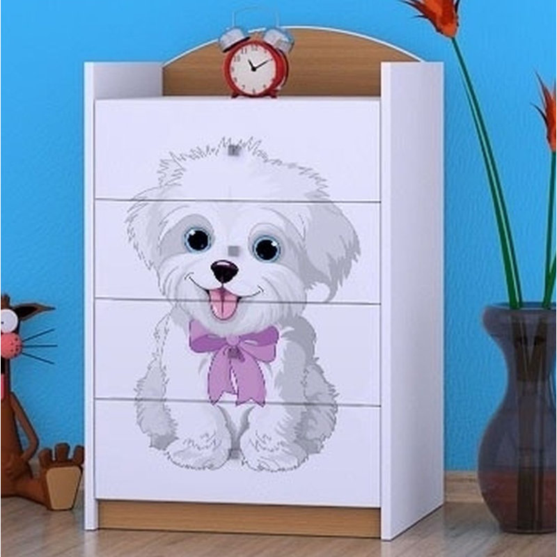 Nolen Kids 4 - Drawer Chest, Beech