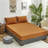Solid Color Sheet Set 4 PCs Bedding Sheet Set 1 Fitted Sheet 1 Flat Sheet 2 Pillowcases-115802968-115802958