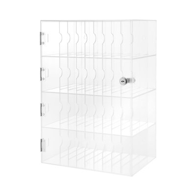 4 Tier Clear Cell Phone Locker Box