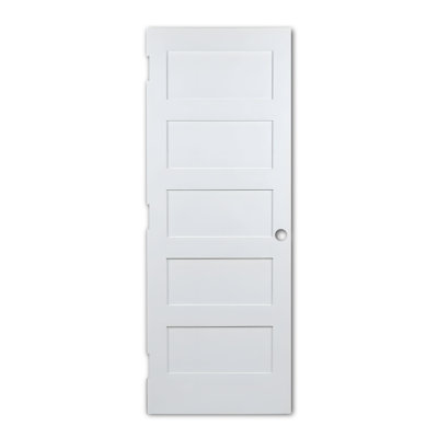 Portes Milette - Shaker prémachiné apprêté | Porte intérieure solide | Artisanat canadien