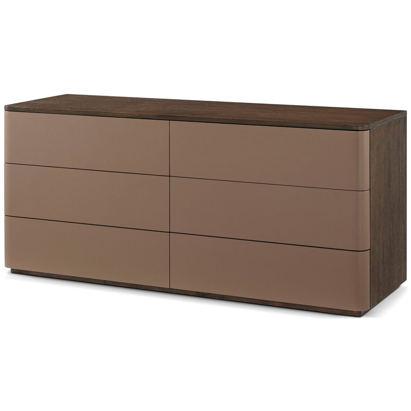 Seoul 6-Drawer Dresser II, Brown