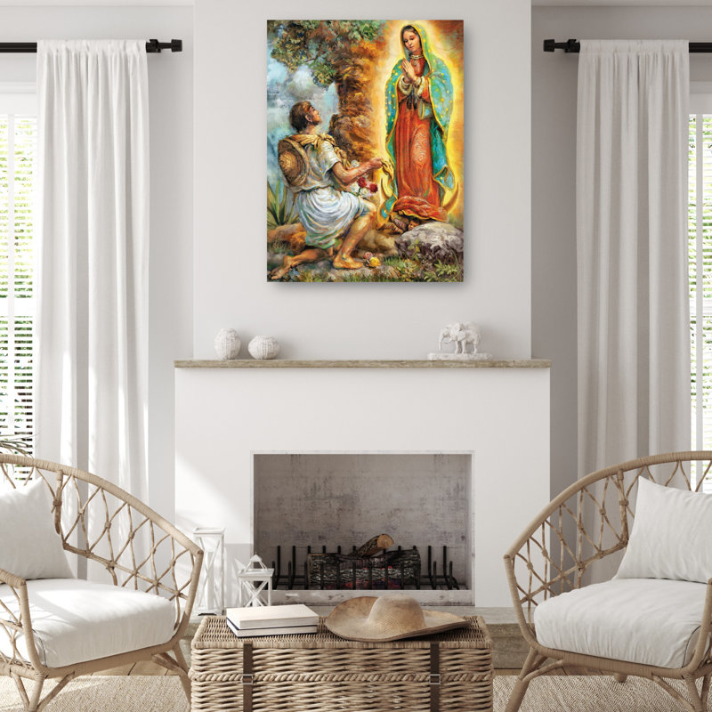 Lady of Guadelupe & Juan Diego by Studio Arts Canvas Art Print