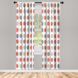 Microfiber Semi Sheer Curtain Pair