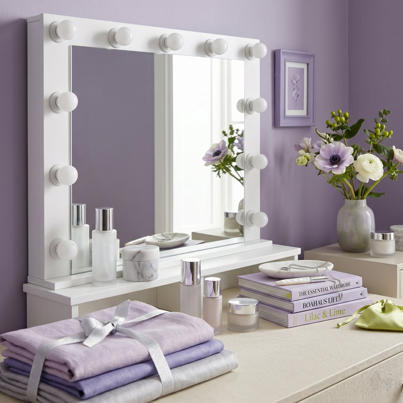  Miroir de maquillage lumineux Boahaus Sivas