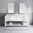 Abrianna 60" Carrara White Marble Countertop Bath Vanity with Mirror-792820936-696762620