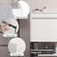 Meuble-lavabo de salle de bain avec lavabo, 1 porte à fermeture en douceur, tiroirs à fermeture en douceur et 1 tablette inférieure ouverte