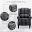 Fauteuil inclinable rembourré pour fauteuil de salon Vintage-1072935602