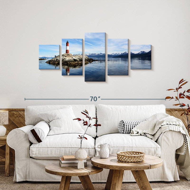 Les Eclaireurs Lighthouse, 24" H x 55" W