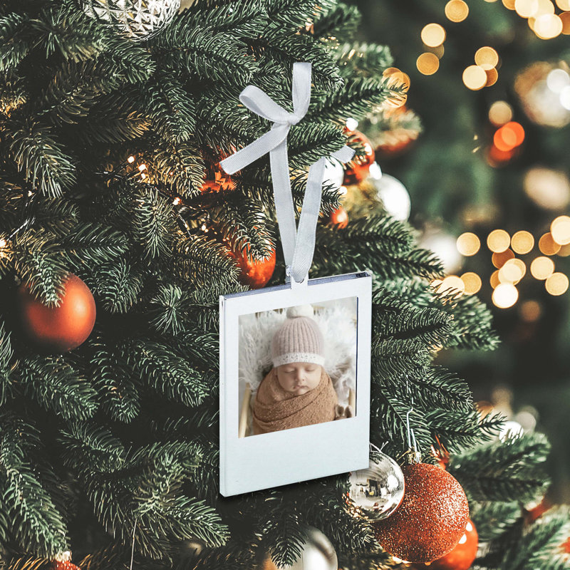3.5'' Stainless Steel Holiday Shaped Ornament