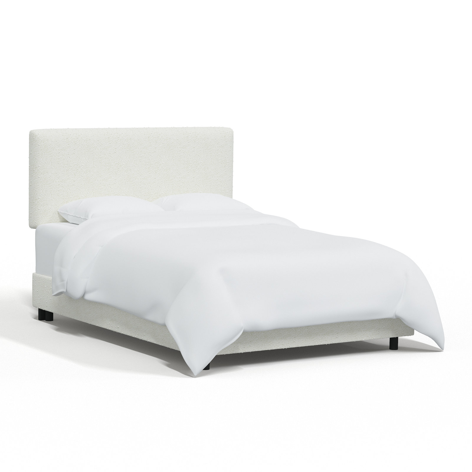 Eisley Upholstered Bed, Full, Classic Snow Boucle
