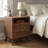 Rhythm Walnut Nightstand Set of 2, Nightstand with Charging Station, Modern Design, 27.5'' H X 19.69'' W X 14.96'' D-2014192824-2016088282