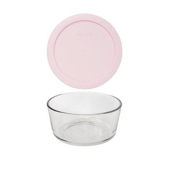 (1) bol en verre de 4 tasses Pyrex (1) et (1) couvercle en PC (7201)