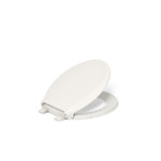 Cachet Round-Front Toilet Seat with Quiet-Close Lid and Seat and Grip-Tight Bumpers