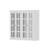 47.2 '' Four-Layer Square Combatable Bookcase With Glass Doors-1642541965