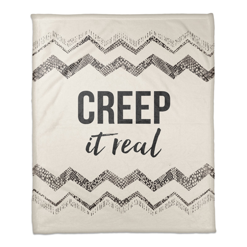 Jeté en molleton Creep It Real