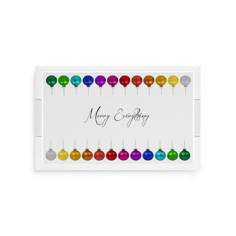 Acrylic Decorative Tray, 12.5"W x 7.75"D x 2"H