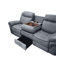 Canapé inclinable en velours gris Zubaida-135265547