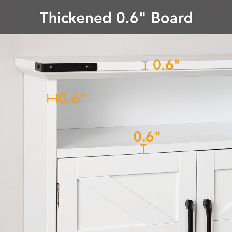 Farmhouse Wall Bathroom Cabinet With Drawers, Led Light - Shaker Style Wall Mount Storage Organizer With Adjustable Shelves For Bathroom, Kitchen, Entryway