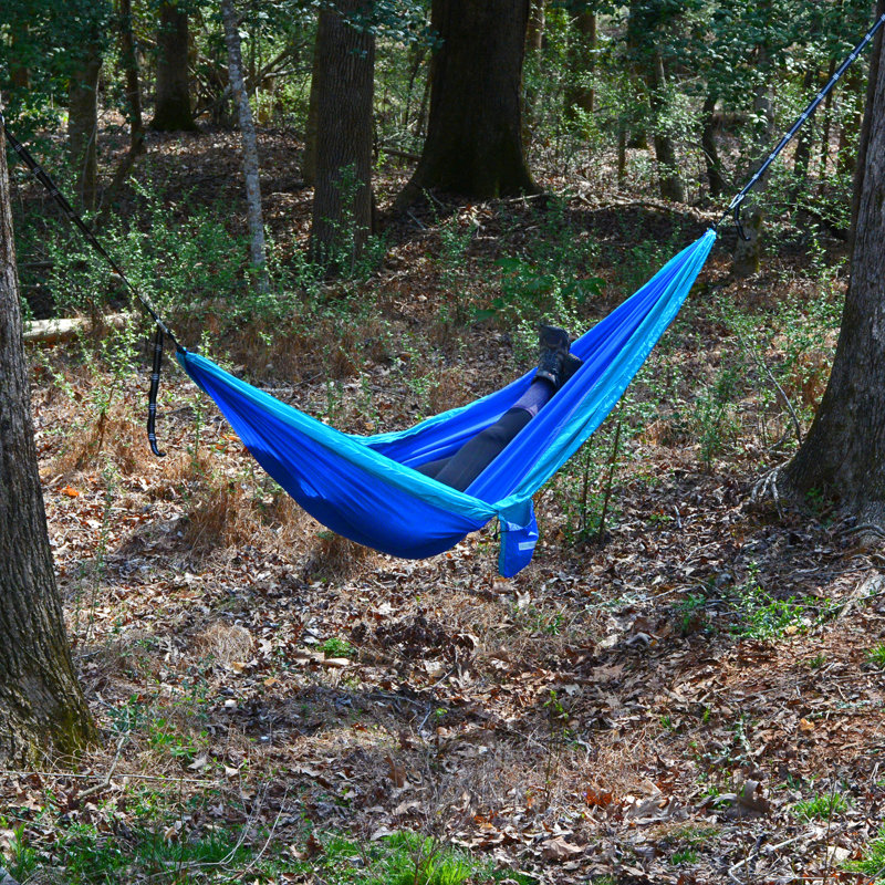 Red Hammock with 79" Width and 10' Length by 