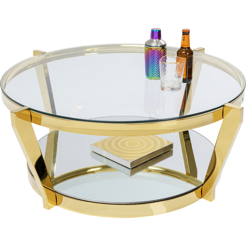Coffee Table Monocolo Ø90cm, Gold