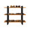 28 In. 3 Tiered Supermarket Wooden Display Rack