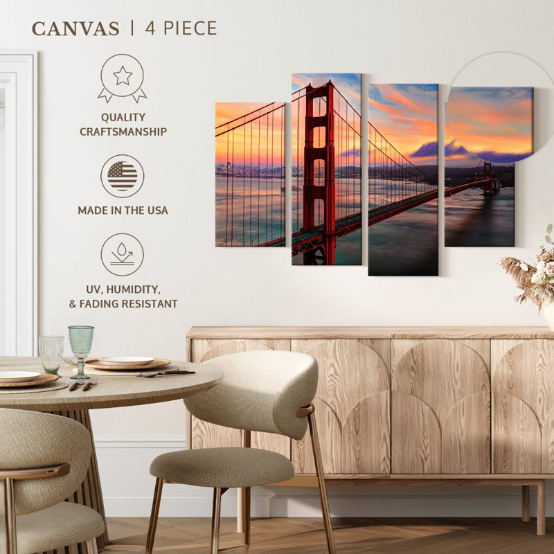 Nicci Golden Gate Bridge Overpass, 22" H x 36" W